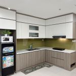 TỦ BẾP GỖ MDF LÕI XANH